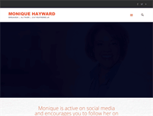 Tablet Screenshot of moniquehayward.com